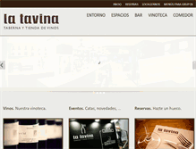 Tablet Screenshot of latavina.com
